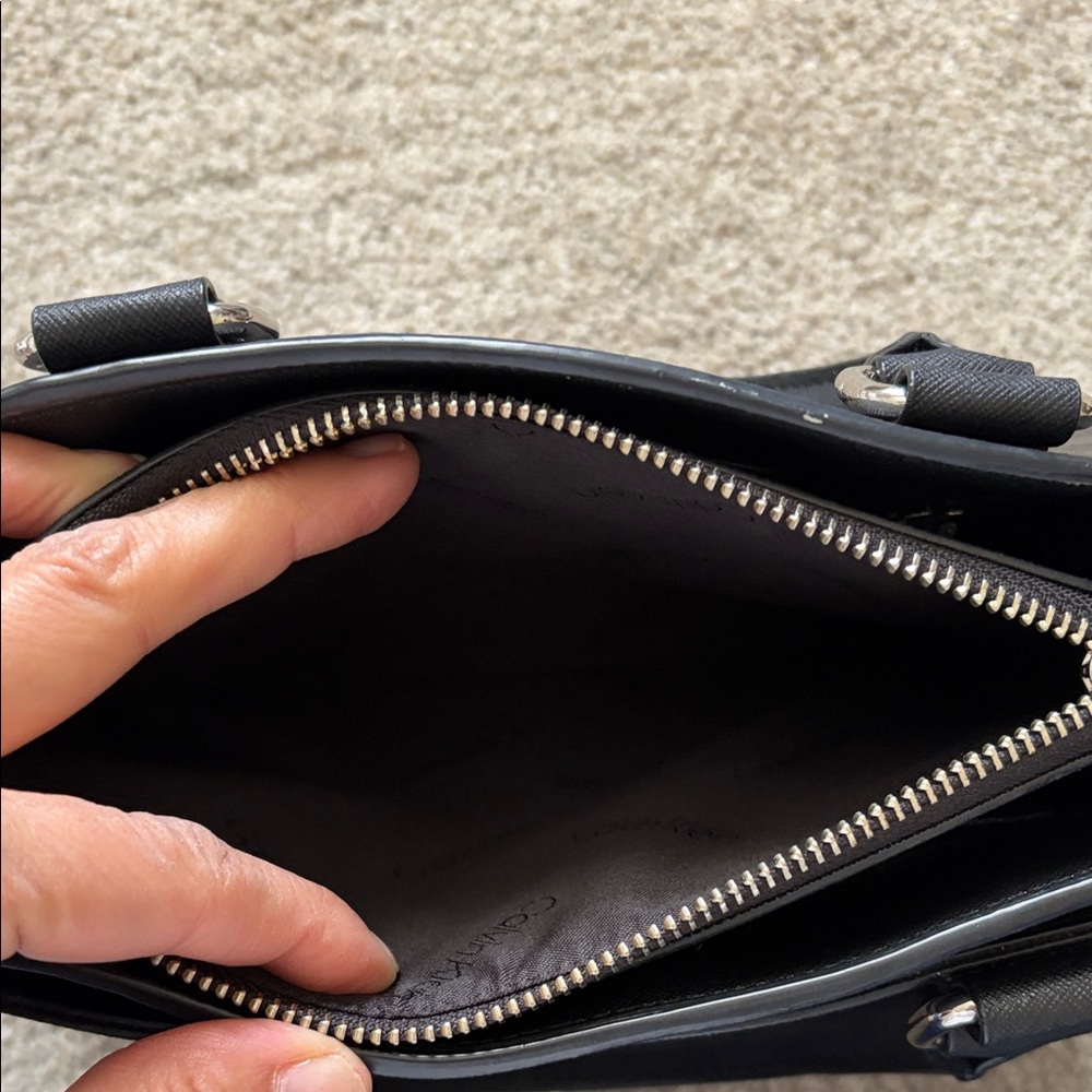 Calvin Klein Black Satchel Bag - Picture 2 of 8